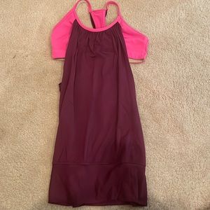 Pink and purple Lululemon bra tank!